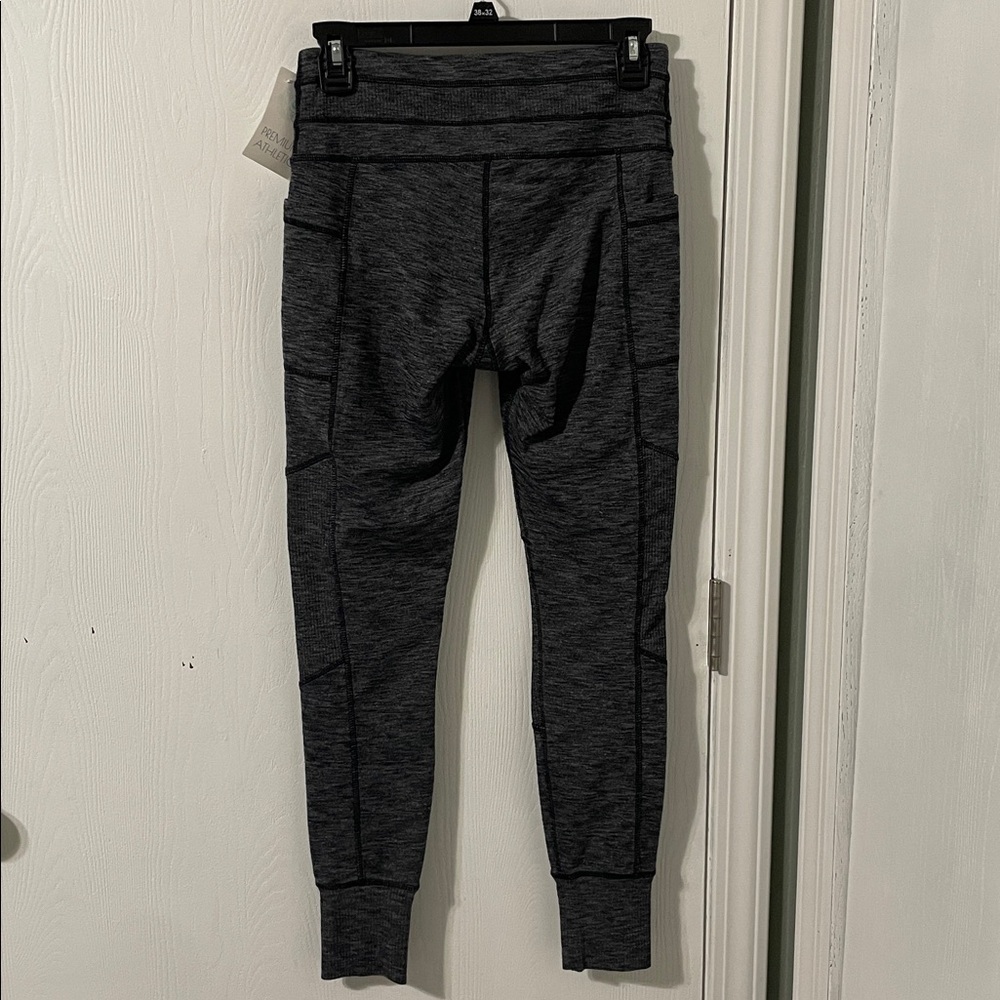 Athleta Gray Excursion Tight Hybrid Joggers High Rise Leggings Size Small - Picture 7 of 11